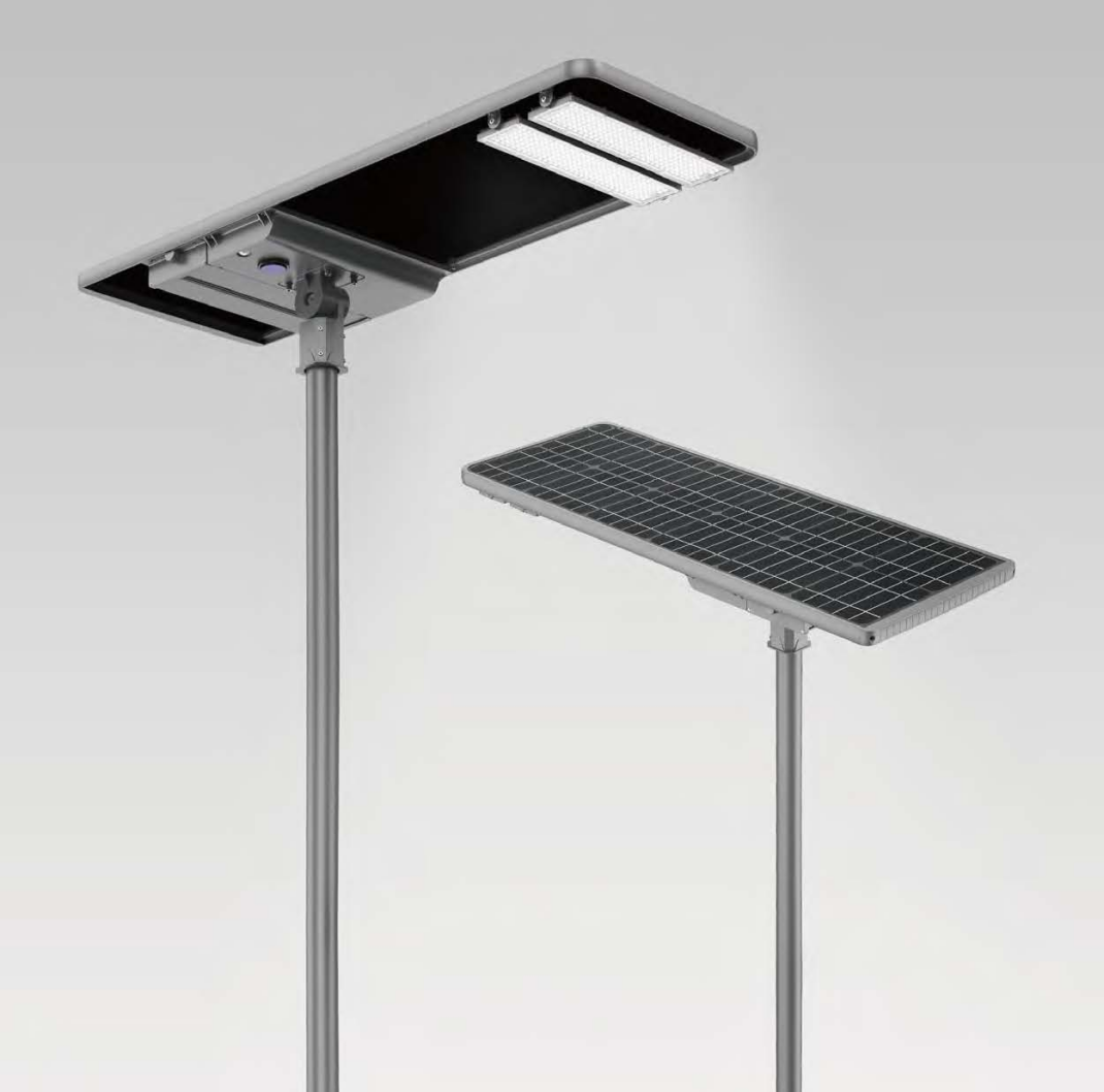 Solar Sunray fitting and solar panel